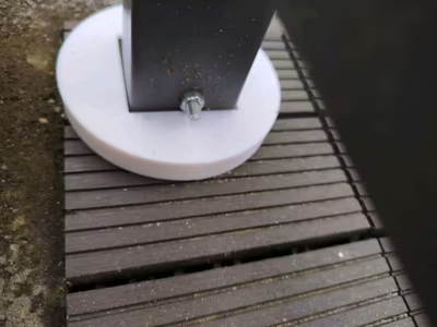 Ersatz-Fußkappe für Terrassenpfosten